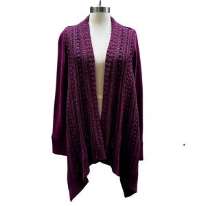 Anthropologie Saturday Sunday Purple Cardigan